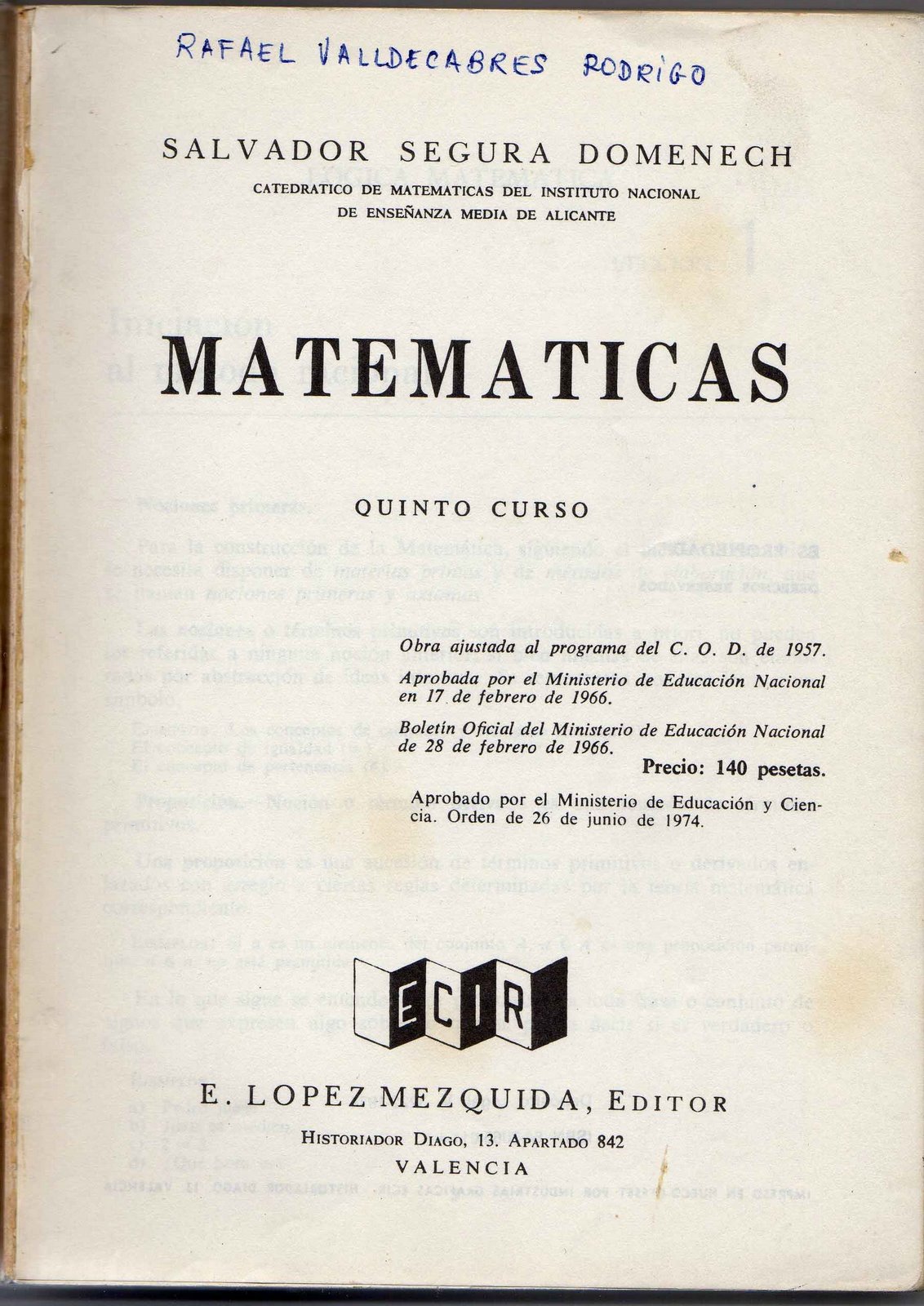 Portada del libro